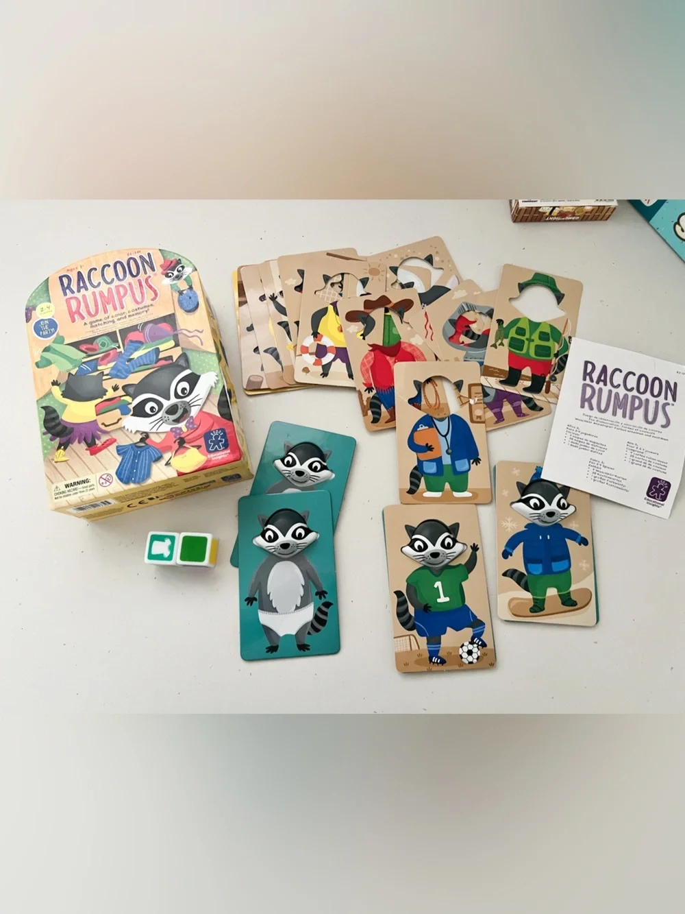 Raccoon Rumpus Memory & Matching Game | Educational Insights Preschool Game